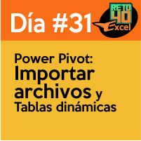 dia 31 reto40excel-Power-Pivot-Importar-archivos-y-Tablas-dinámicas